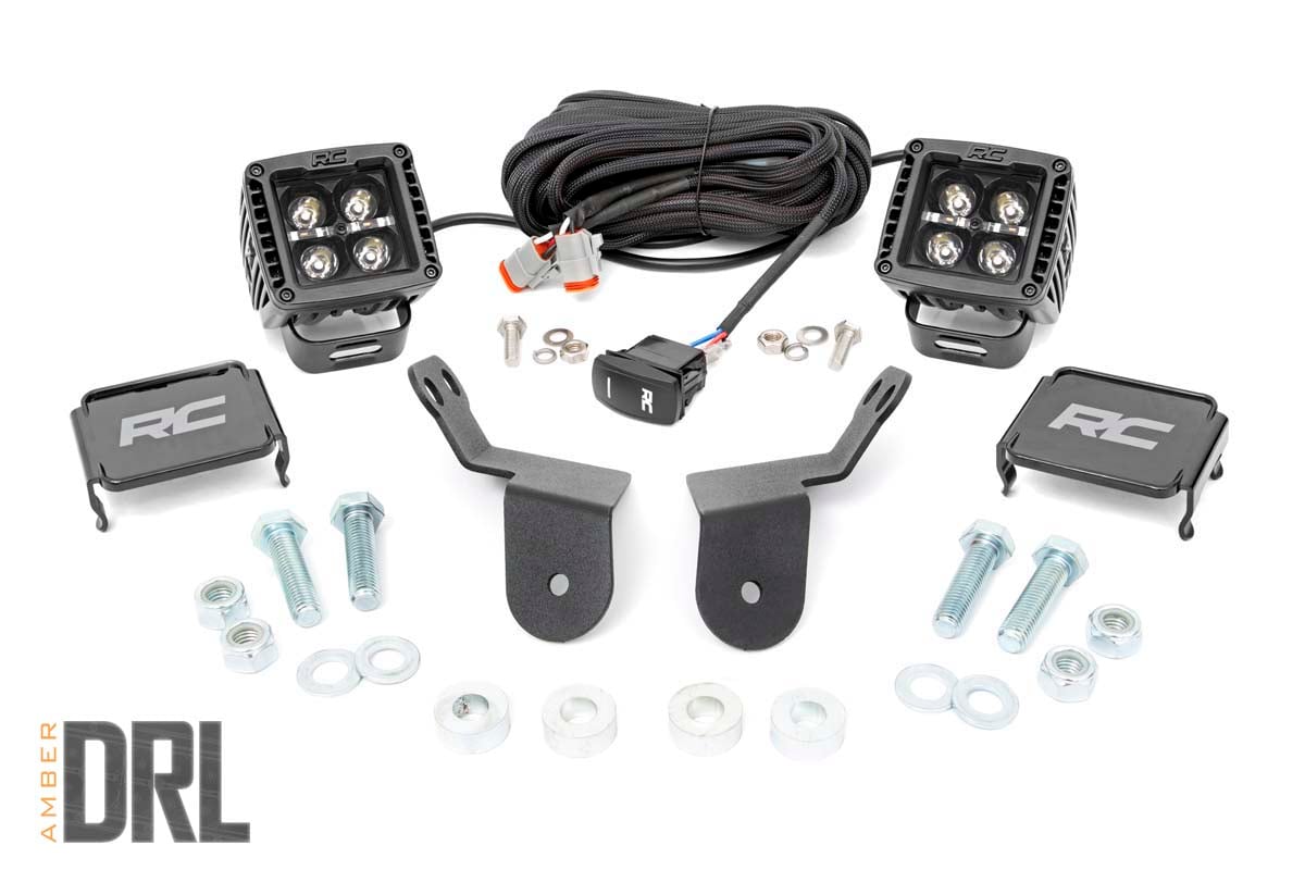 Honda Pioneer 1000-5 Deluxe LED Light Kit - Cage Mount - Rough Country - 2